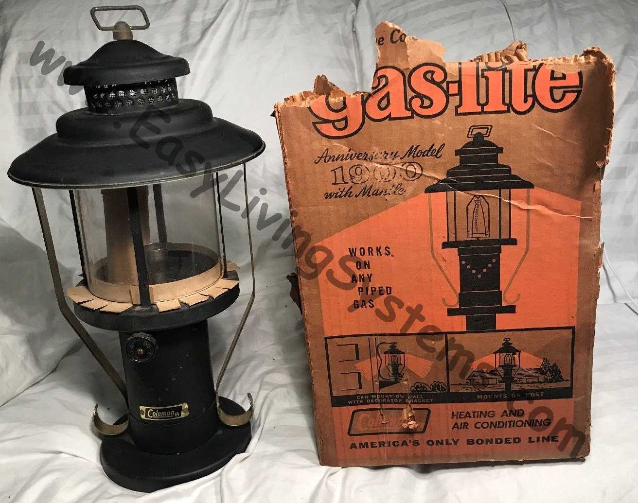 Coleman 1900 Gas-lite Lantern Lamp