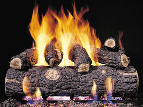 Golden Oak Ceramic Gas Log