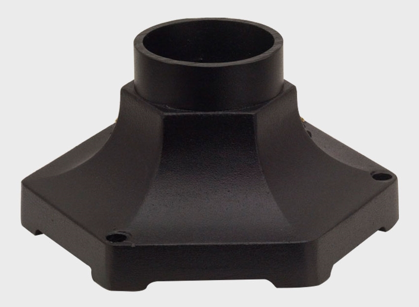 small head pier mount for outdoor lighting fixture