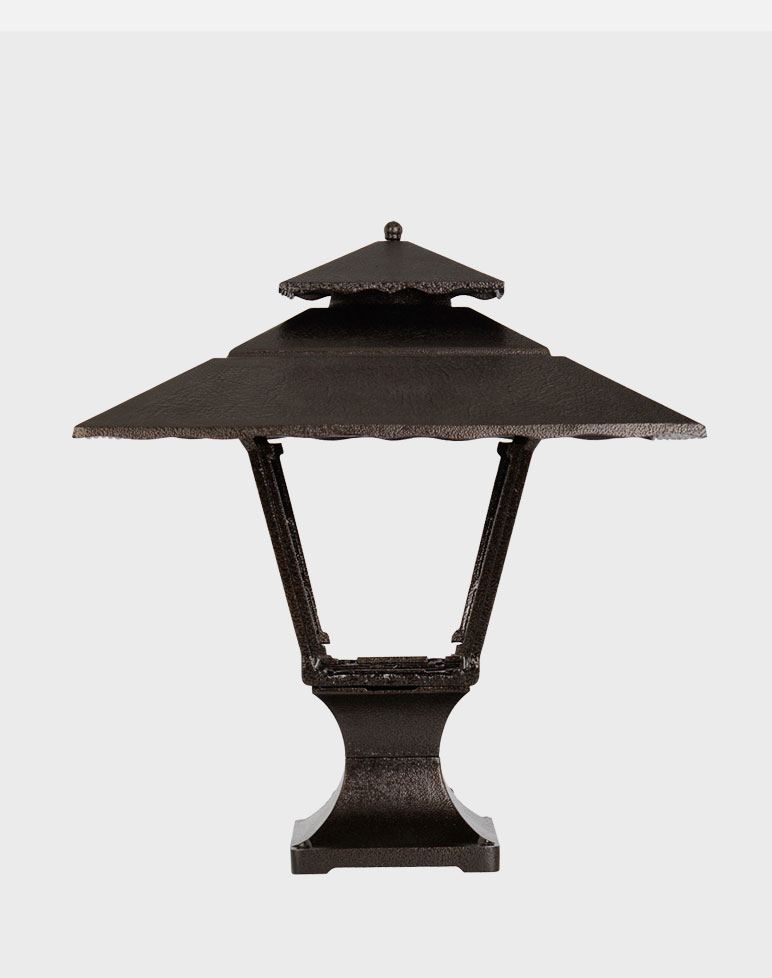 Contemporary 1800 pier mount gaslite