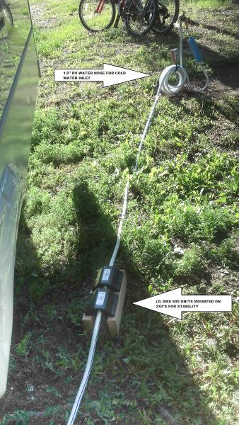 RV Cold Water Hose Inlet Treatment - GMX Model 800